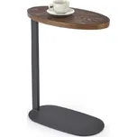 Halmar Příruční stolek DELPHI ořech / černý