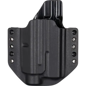 Příslušenství pro sportovní střelbu RH Holsters OWB - Glock 17 Gen5 + Streamlight TLR-2 HL - vnější kydexové pouzdro - poloviční sweatguard - černá/černá Pouzdro je pro: Pravák