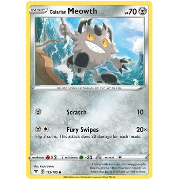 Sběratelská karetní hra Pokémon TCG Galarian Meowth 112/185