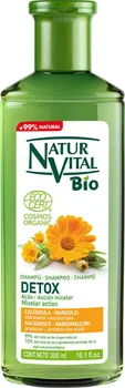 Šampon NaturVital Detoxikační BIO šampon s měsíčkem 300 ml