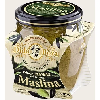 Rostlinná pomazánka Dida Boža - přírodní pomazánka ze zelených oliv