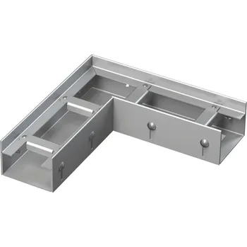 ALCAPLAST Drenážní žlab rohový 75 mm nastavitelný, nerez ALC-ADZ331VR