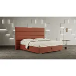 Materasso Manželská postel čalouněná HORIZONTAL - bočnice ROZMĚR: 200 x 200 cm - ATYP