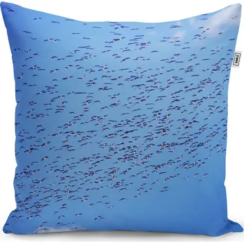 Polštář Sablio Polštář Hejno ptáků - 50x50 cm
