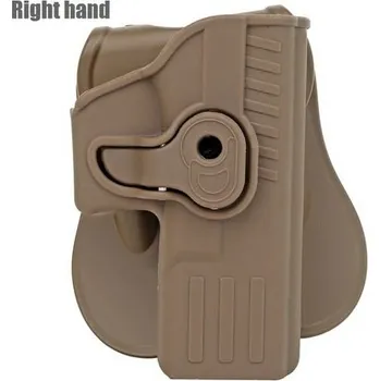 Příslušenství pro sportovní střelbu Pravák - Glock 17 / 19 / 22 / 26 - pískové 060g17pP