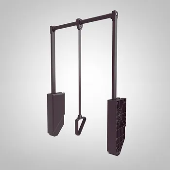 StrongWire šatní tyč, sklopná, 600-800mm, hnědá (StrongWire šatní tyč, sklopná, 600-800mm, hnědá)