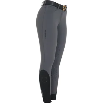 Jezdecké kalhoty EQUESTRO Rajtky Aria Equestro, s gripem, dámské, asphalt 40