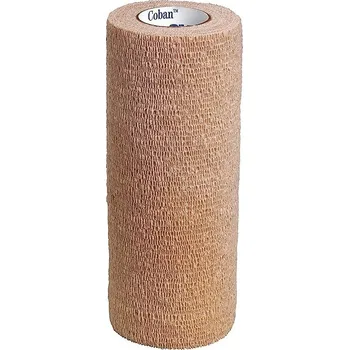 Obinadlo fixační elastické samodržící Coban 15 cm x 4,5 m, tělová, 1 ks