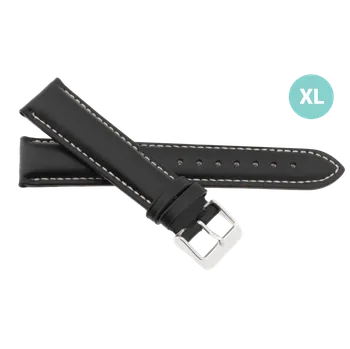 Řemínek na hodinky Prodloužený kožený řemínek na hodinky R36001/22XL (22 mm)