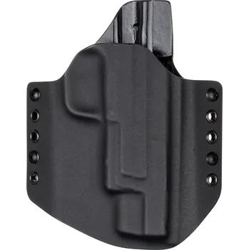 Příslušenství pro sportovní střelbu RH Holsters OWB - HS-9 5.0 G2 - Springfield XD-9 MOD.2 5" - vnější kydexové pouzdro - poloviční sweatguard - černá/černá Pouzdro je pro: Pravák