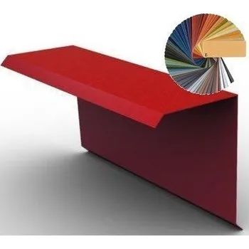 plechová krytina Blachdom Plus Závětrná lišta horní - plechová krytina Omak Line PE mat 35μm