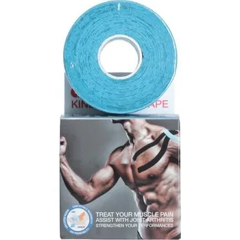 Tejpovací páska Kinezio tejp Ares 5 cm x 5 m, modrý