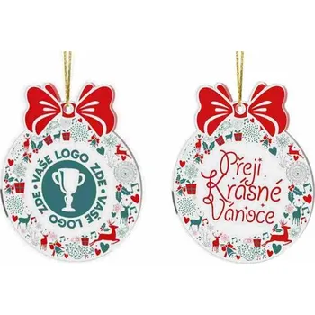 Poháry Bauer Vánoční baňky se jménem C09 | Vánoce