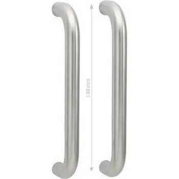 Dveřní kování COBRA Madlo na dveře nerez 33 cm INOX C - pár