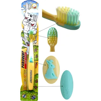 Zubní kartáček Bürstenmann, Německo Purodent zubní kartáček dětský "Zajíček"