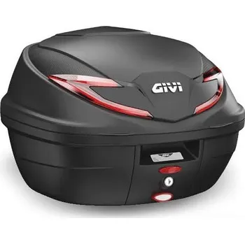 Zavazadlo na motocykl Givi B360N2 Kufr GIVI 39L (Monolock s vlastní plotnou), červená odrazka