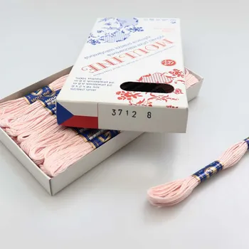 Příze Niťárna Vyšívací příze Mouline 3712 - bledě růžová