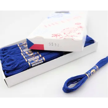 Příze Niťárna Vyšívací příze Mouline 5592 - tmavě modrá