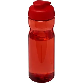 Láhev Sportovní láhev s vyklápěcím víčkem H2O Base® 650 ml, transparentní červená
