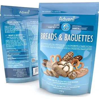 Čokoláda ADVENI Bezlepková směs na chlebové a tmavé pečivo BREADS & BAGUETTES (dříve Simply Adveni) 5 kg
