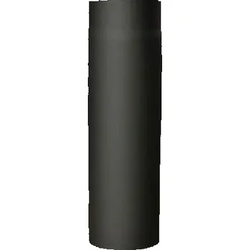 Kouřovod Roura kouřová s čis. otvorem 160 mm/100 cm, silnostěnné 1,5 mm, černá MA654716