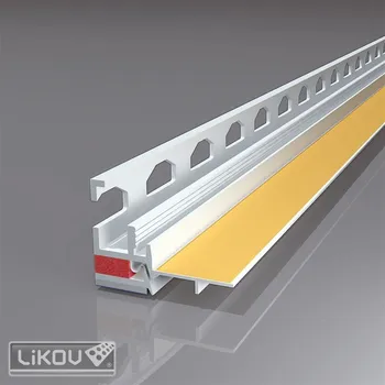 Stavební profil LIKOV Okenní lišta začišťovací 3D PS3-62 omítka 9mm, délka 2,6m