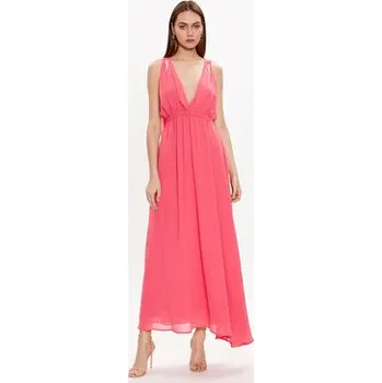 Dámské šaty ViCOLO Večerní šaty TE0028 Růžová Regular Fit S