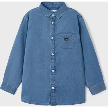Chlapecká košile Chlapecká džínová košile Mayoral 4112 modrá Rozměr: 98