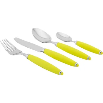 Příbor Gimex Sada příborů Gimex® GreyLine 16 kusů Barva: Citrón