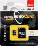IMRO Micro SDHC 16GB + SD adaptér (blister) Class 10 / UHS-I