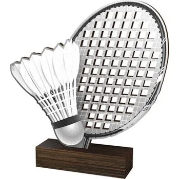 Poháry Bauer Dřevěná plaketa WF052 | Badminton