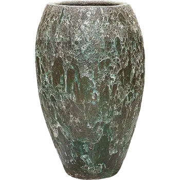 Květináč Moderní keramický květináč Baq Lava, Emperor relic jade 57x95cm