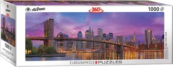 Puzzle Eurographics Panoramatické puzzle Brooklynský most, New York 1000 dílků