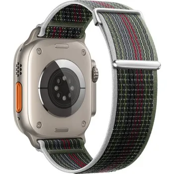 Řemínek na hodinky BSTRAP | BStrap Velcro Nylon reminek na Apple Watch 38/40/41mm, midnight (SAP016C09)