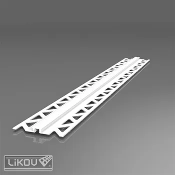 Stavební profil LIKOV PVC lišta dilatační univerzální 2D - PD-LI pro omítku tl. 6mm délka 2,5m