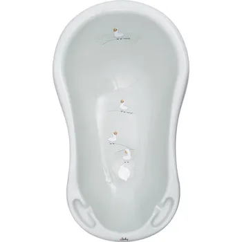 koupací vanička MALTEX Vanička se zátkou Lama Minimal 84 cm - sage green