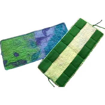 Penál Filcovaný penál na 12 bločků - zelený