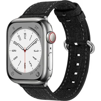 Řemínek na hodinky BSTRAP | BStrap Denim reminek na Apple Watch 38/40/41mm, black (SAP015C01)