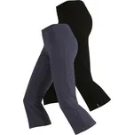 7/8 legíny LITEX bavlněné s rozšířenými nohavicemi L antracitová