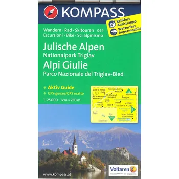 Julische Alpen, Triglav 1:25 000 -  Kompass Karten [DE] (2020)
