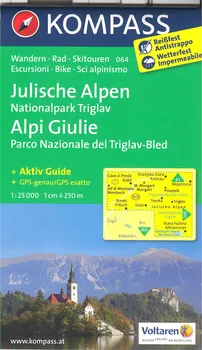 Julische Alpen, Triglav 1:25 000 -  Kompass Karten [DE] (2020)
