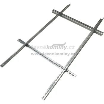Komín CS-Kotvící sada ke krovu pro dvouprůduchový komín s ventilační šachtou