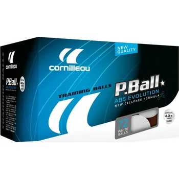 Pingpongová pálka Míčky Cornilleau P-ball* 40+ Evolution ABS, x72 bílé