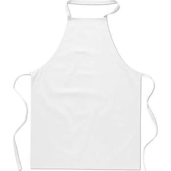 Kuchyňská zástěra Kuchyňská bavlněná zástěra, bílá