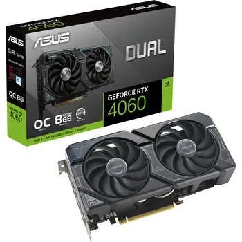 Grafická karta ASUS Dual GeForce RTX 4060 OC 8 GB (90YV0JC0-M0NA00)