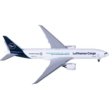 Plastikový model Phoenix - Boeing B777-F, Lufthansa Cargo, "Flying into the future CO₂- neutral Marhaba Egypt", Německo, 1/400