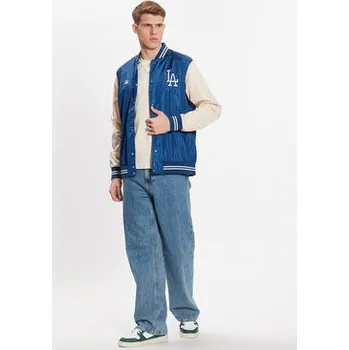 Pánský bomber 47 Brand Bunda bomber Los Angeles Dodgers Core 47 Drift Track Jacket Modrá Regular Fit S
