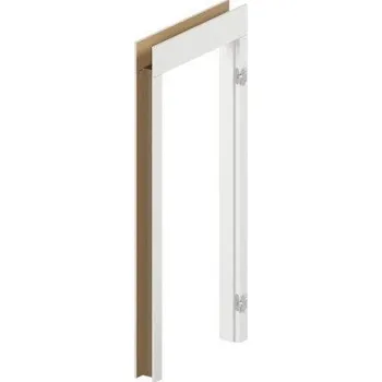 Zárubeň Obložková zárubeň DOORNITE 125 cm kašírovací fólie BÍLÁ
