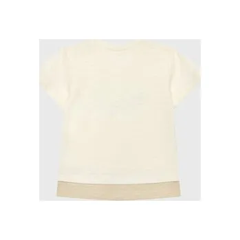 United Colors Of Benetton T-Shirt 3F93A102K Écru Relaxed Fit 68
