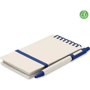 Zápisník Sada zápisníku A6 a propisky - MITO SET, modrá